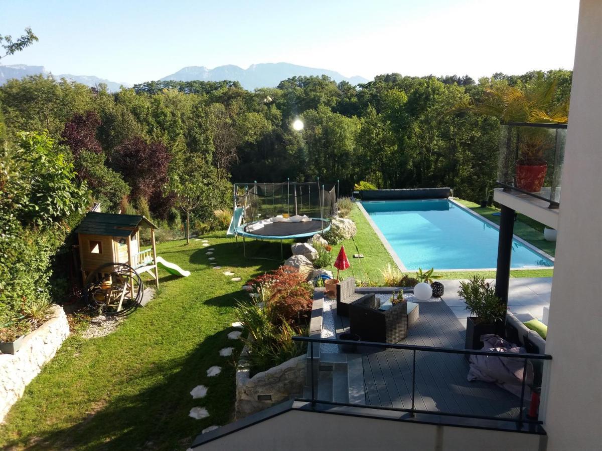 Chambres, Cuisine, Piscine, Spa, Billards, Airhockey, Nature Fillinges Dış mekan fotoğraf