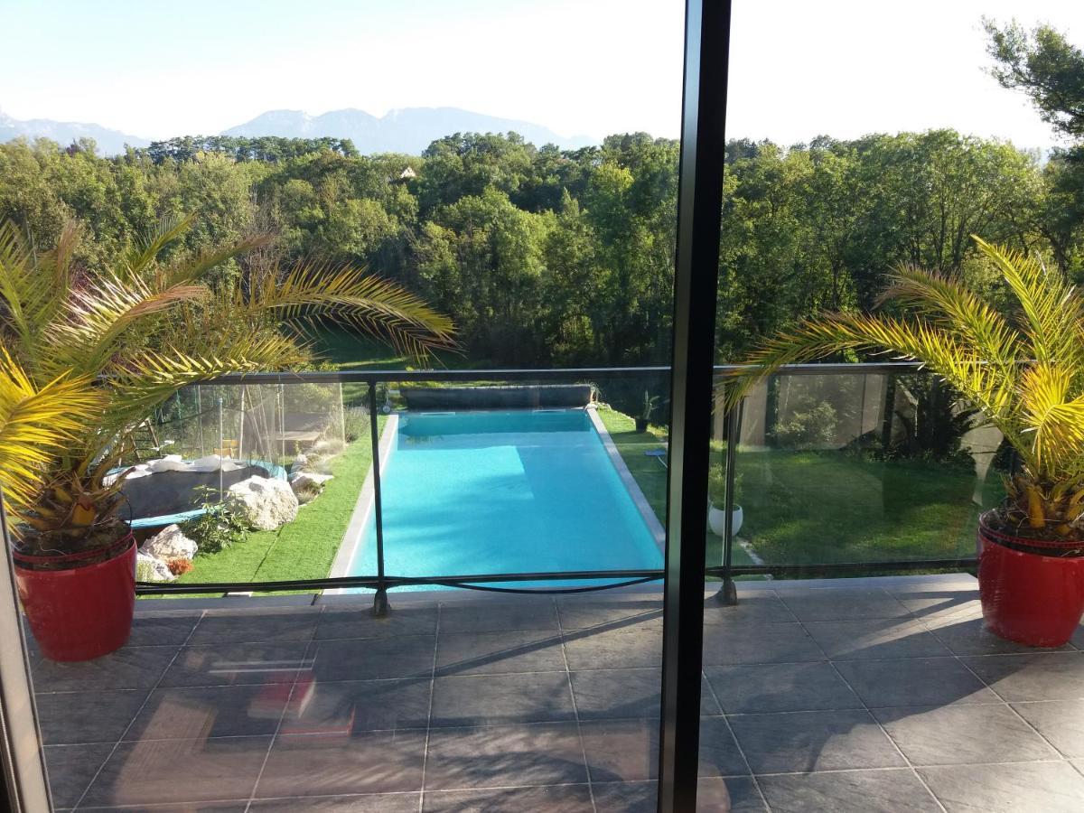 Chambres, Cuisine, Piscine, Spa, Billards, Airhockey, Nature Fillinges Dış mekan fotoğraf